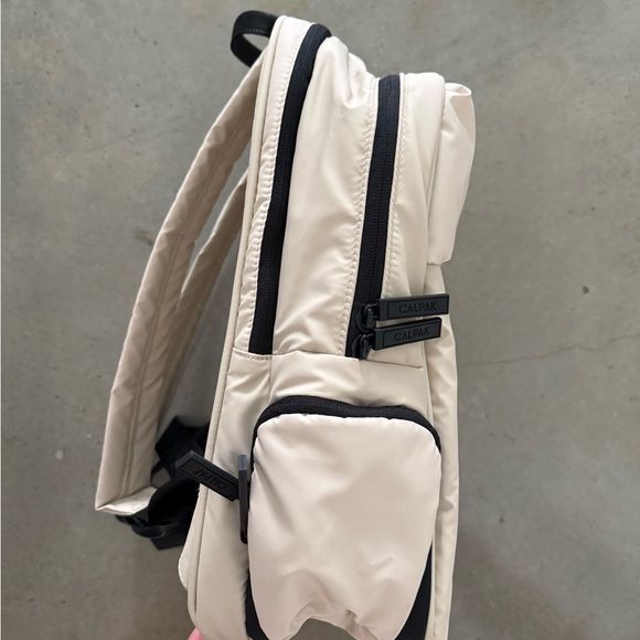 Calpak Cream Backpack - Picture 2 of 4